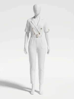 Combinaison pantalon business femme élégante style tailleur - Vue 1 - Combinaison pantalon