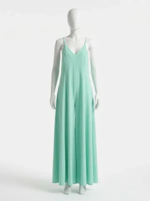 Combinaison pantalon décolleté v dos ouvert femme raffinée - Vue 1 - Combinaison pantalon