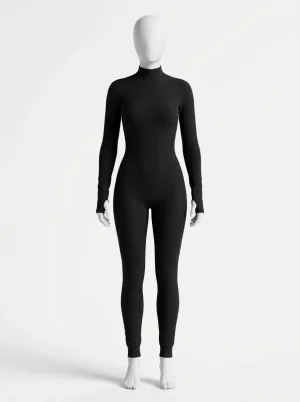 Combinaison pantalon élasthanne sport sculptante femme - Vue 1 - Combinaison pantalon