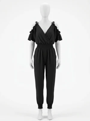 Combinaison pantalon style bohème fluide femme estivale - Vue 1 - Combinaison pantalon