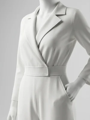 Combinaison pantalon viscose cérémonie femme élégante - Vue 1 - Combinaison pantalon